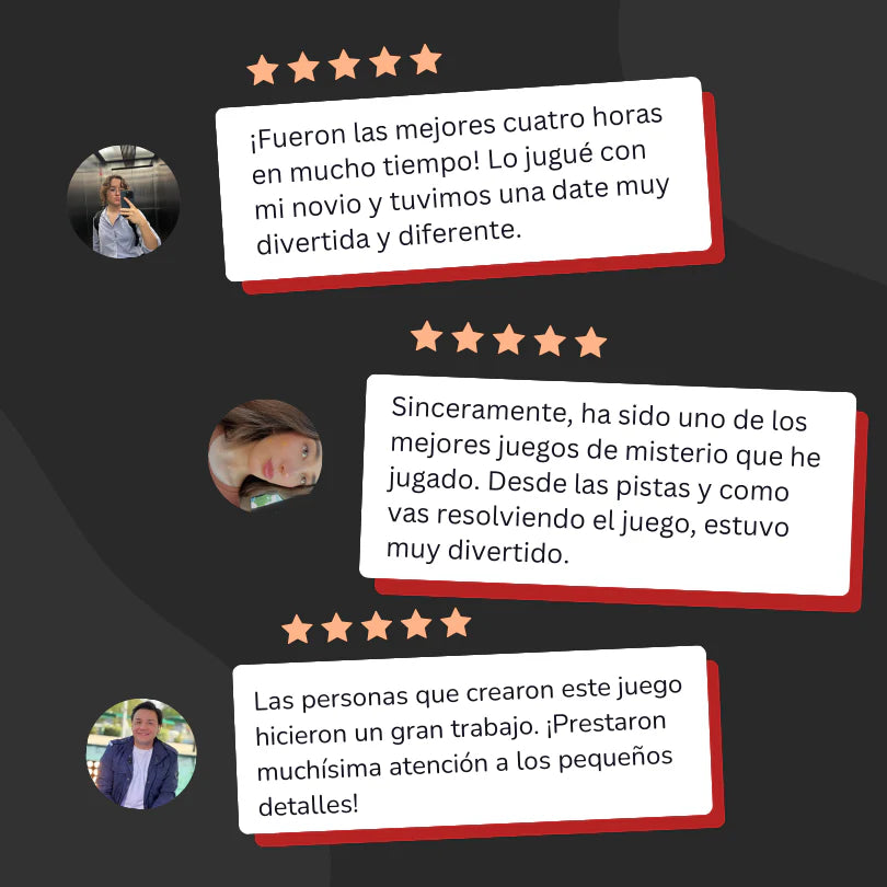 JUEGO DE INVESTIGACIÓN - HOY 4X1 - LLEVATE 4 CASOS REALES
