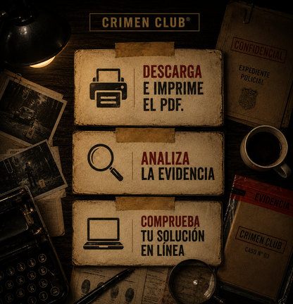 JUEGO DE INVESTIGACIÓN - HOY 4X1 - LLEVATE 4 CASOS REALES